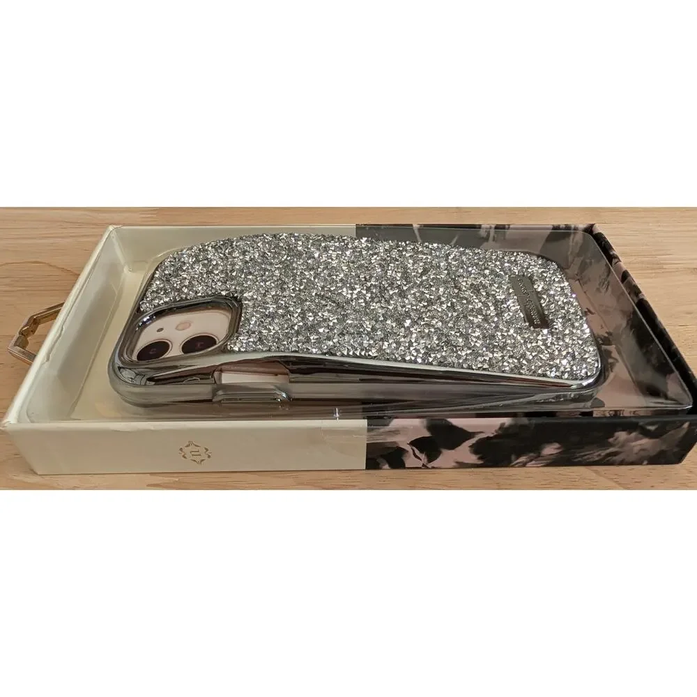 Nanette Lepore iPhone 11 XR Silver Iridescent Phone Case